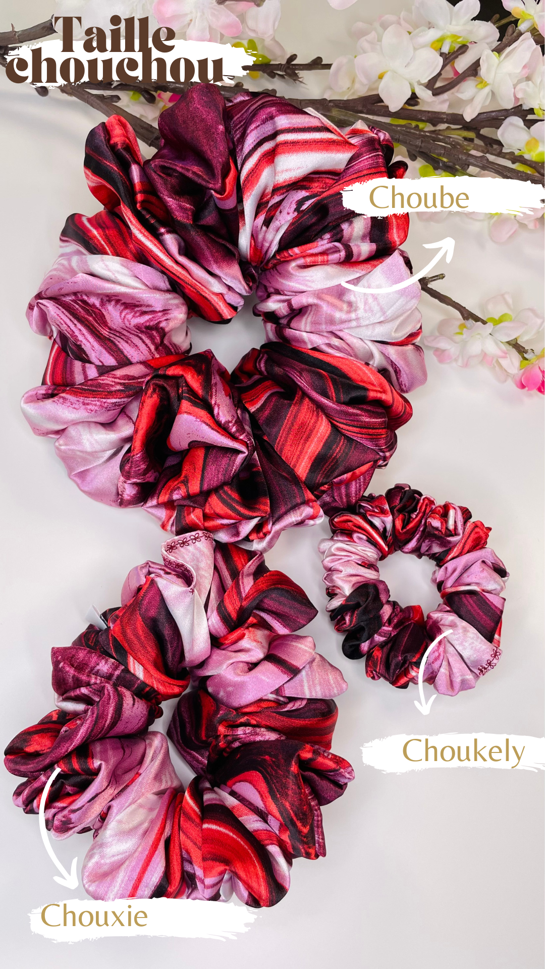 chouchou cheveux référence taille