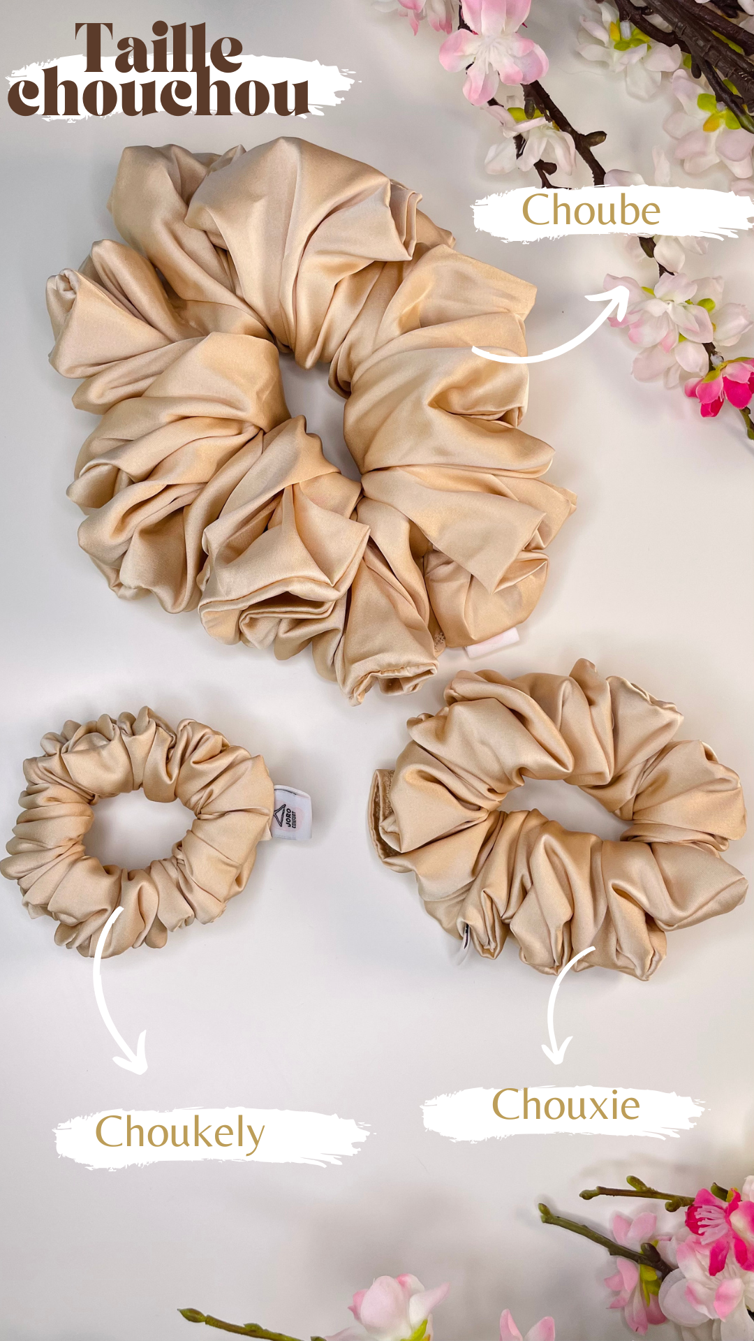 chouchou cheveux référence taille