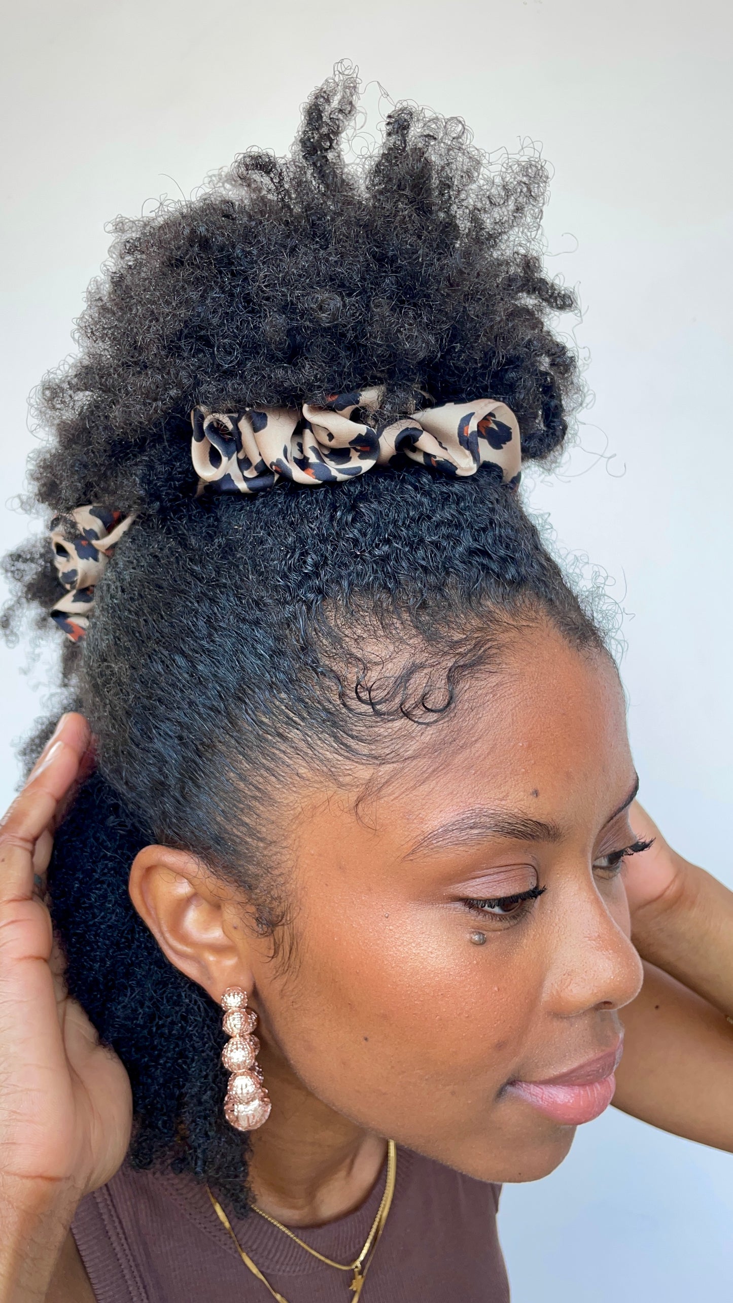 CHOUCHOU-IMPRIMÉ LEOPARD - Taille moyenne