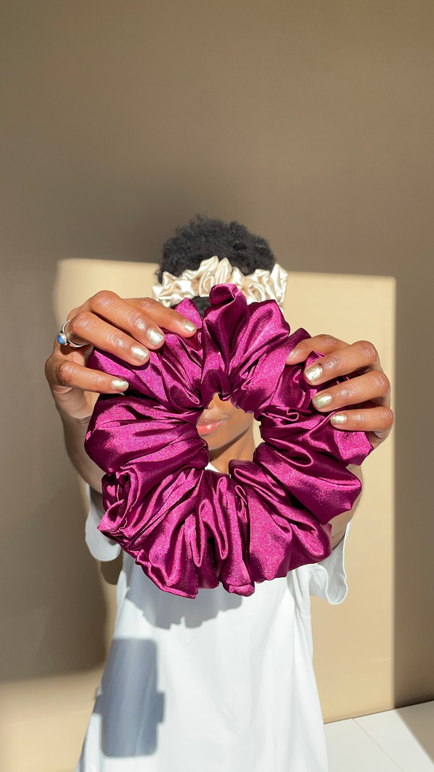 CHOUCHOU XXL OVERSIZE - ROSE CARDINAL