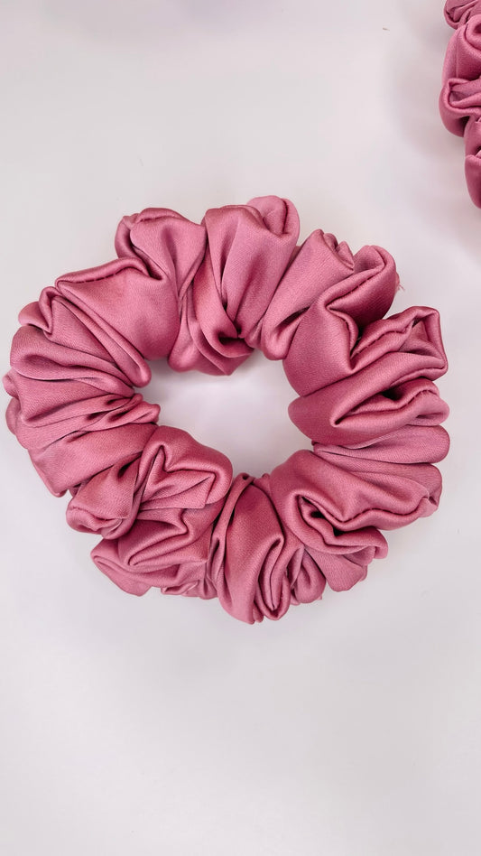 Chouchou cheveux taille mini or rose 