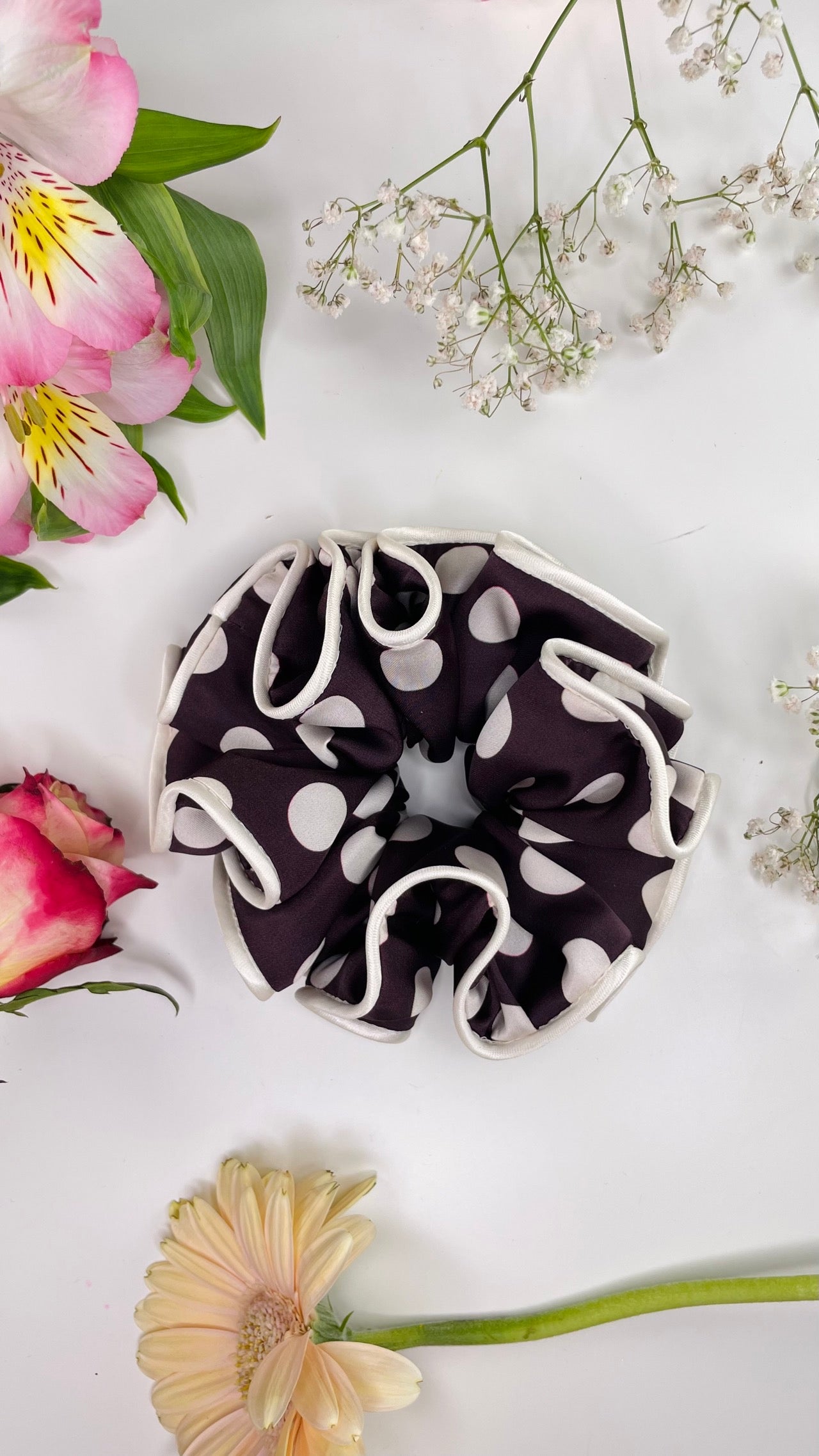 CHOUCHOU MOYENNE – POIS BLANC PRUNE & PASSEPOIL