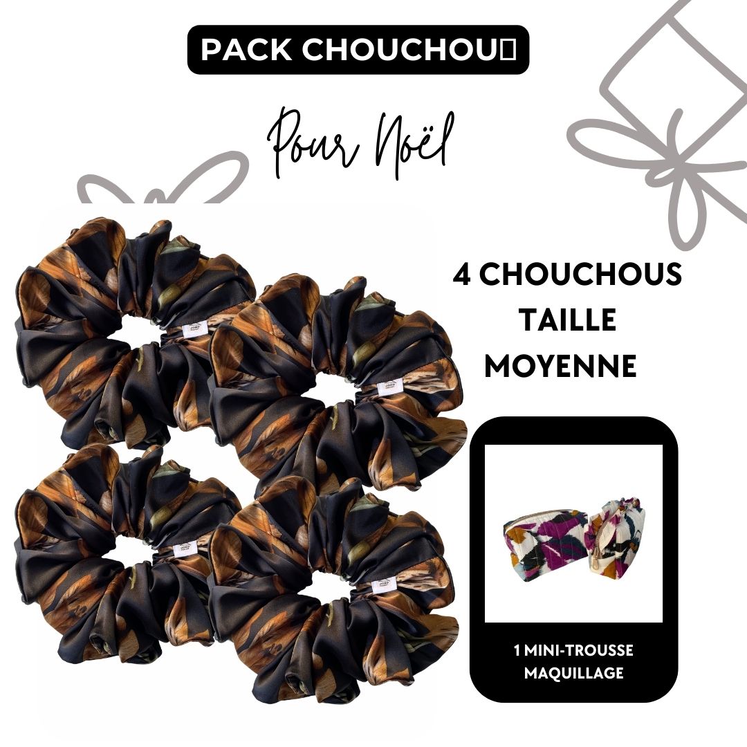 PACK CHOUCHOU TAILLE MOYENNE- FAUVE