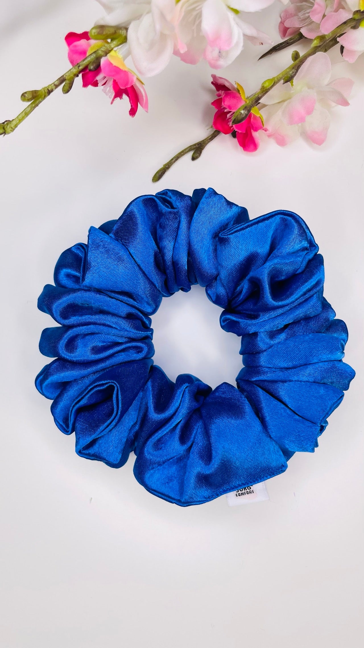 CHOUCHOU SATIN - Bleu Royal - Taille Moyenne