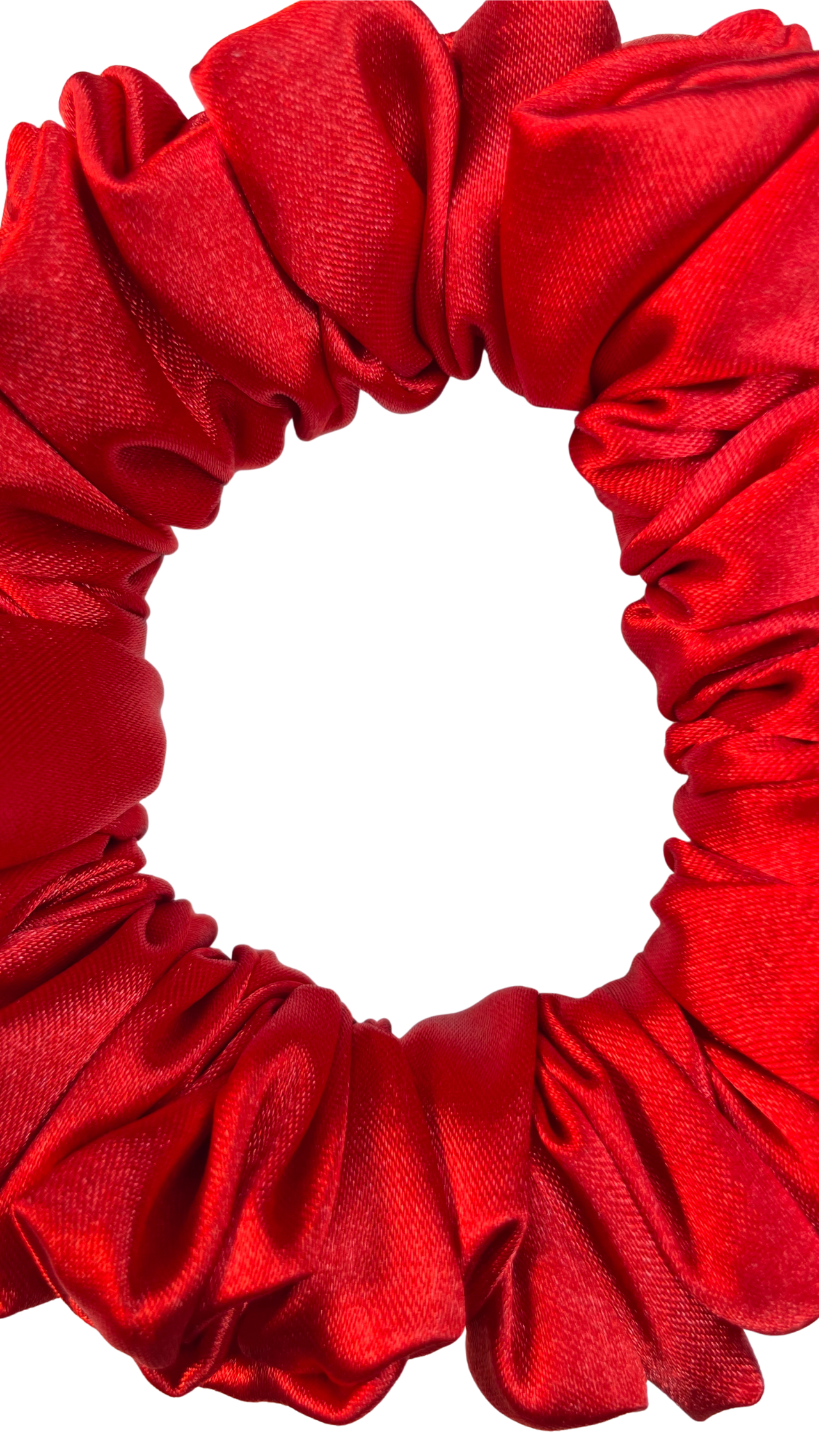 Mini Chouchou Satin Rouge – Édition Saint-Valentin