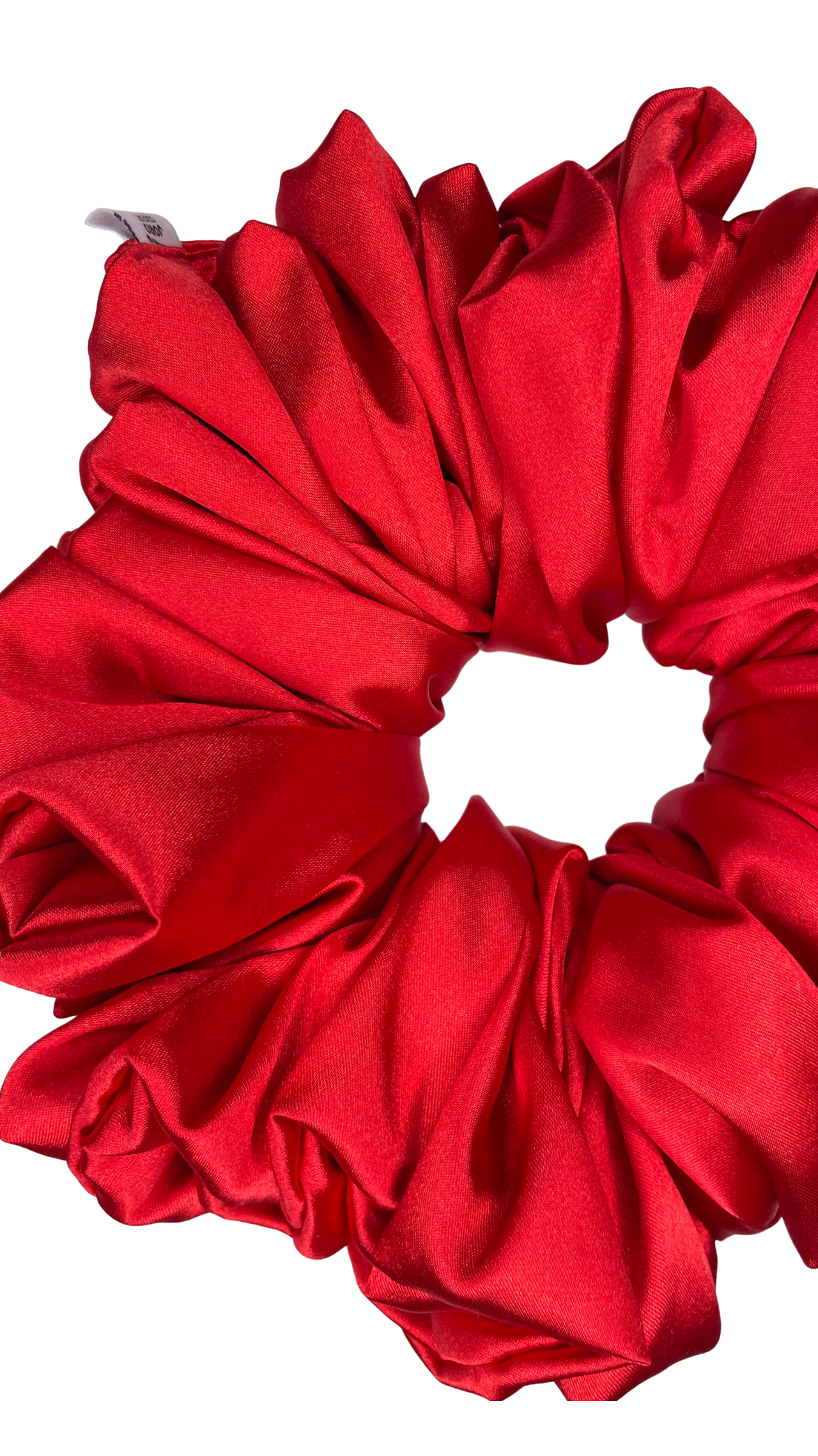 Chouchou Satin XXL Oversize Rouge – Édition Saint-Valentin