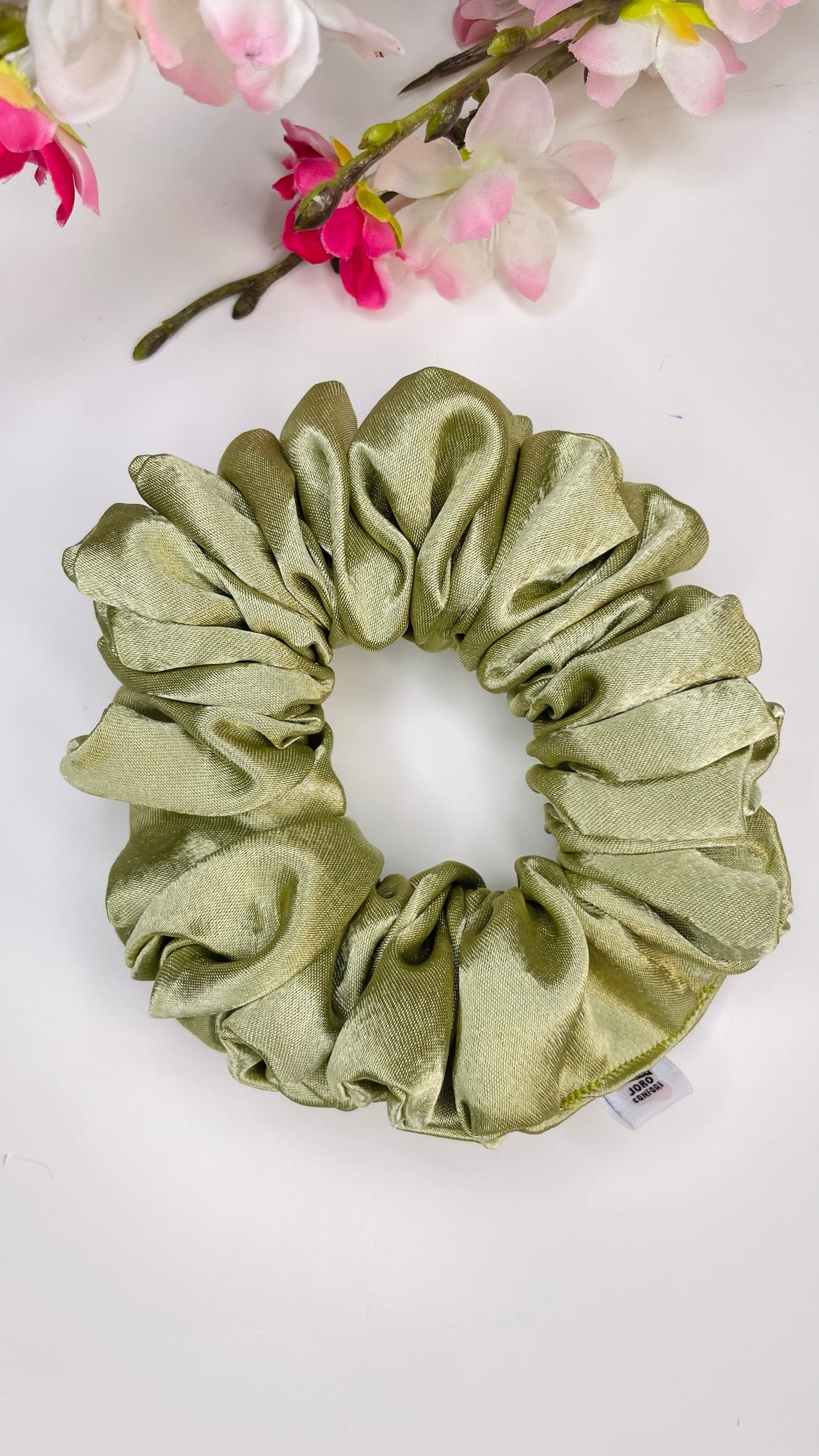 CHOUCHOU SATIN - Vert Sauge - Taille Moyenne