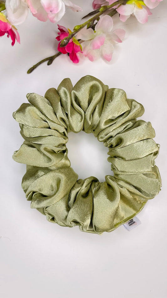 CHOUCHOU SATIN - Vert Sauge - Taille Moyenne
