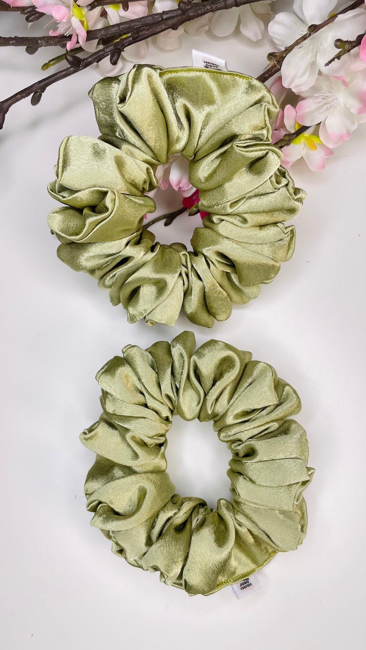 CHOUCHOU SATIN - Vert Sauge - Taille Moyenne