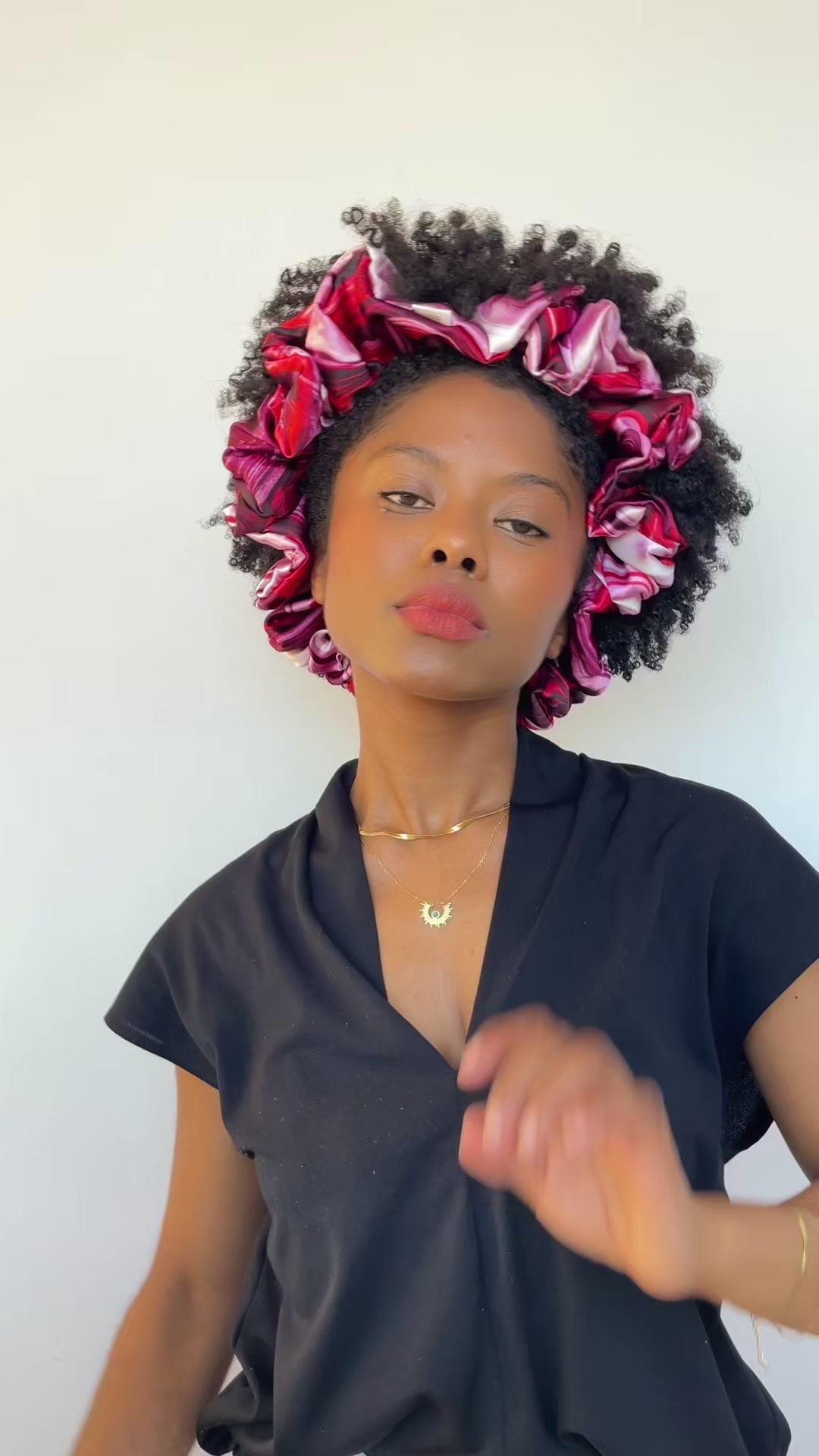 video chouchou cheveux 